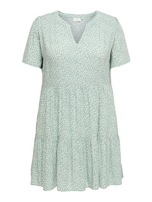 ONLY Carmakoma Sommerkjole 'Carzally Thea'  mint / hvid
