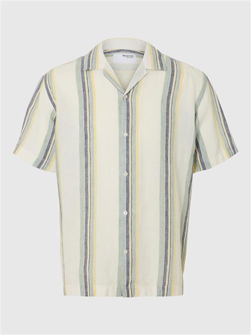 SELECTED Skjorte  gul / blandingsfarvet