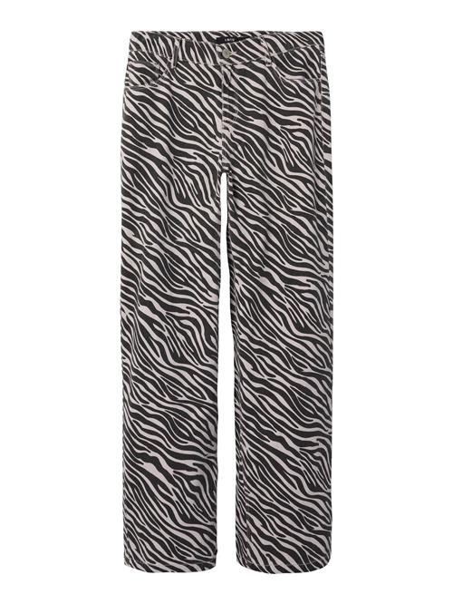 LMTD Bukser  beige / mørkebrun