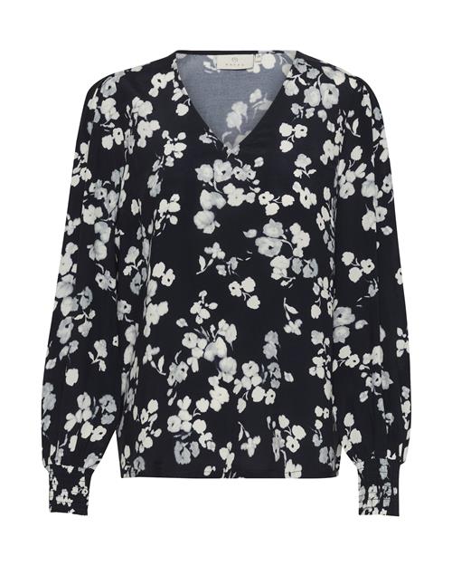 Kaffe Bluse 'Alice'  beige / natblå