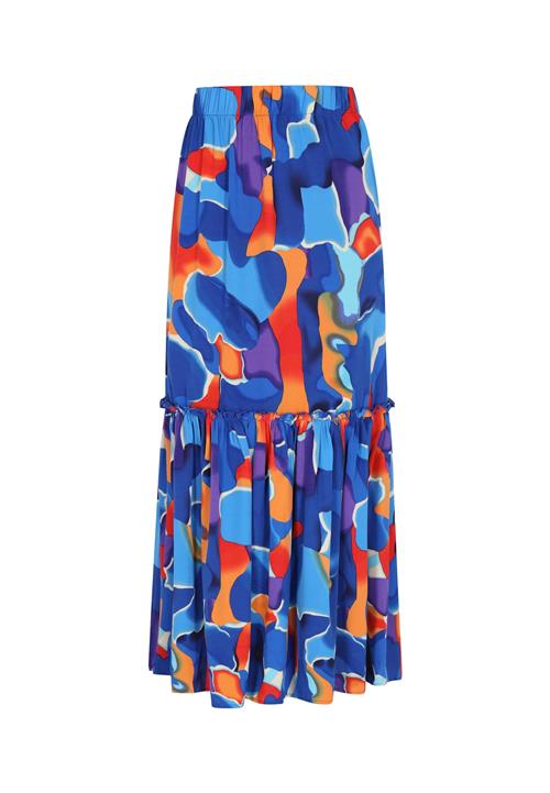 IZIA Nederdel  lyseblå / mørkeblå / orange / lys rød