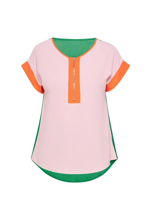 usha BLUE LABEL Shirts  grøn / orange / pink