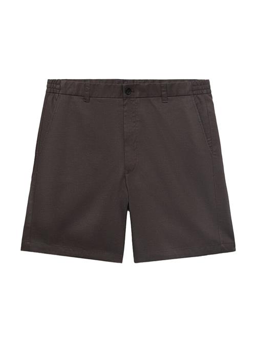 MANGO MAN Lærredsbukser 'DARB'  brun