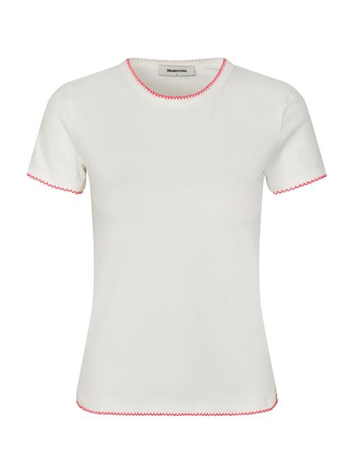 modström Shirts 'Maisy'  pink / hvid