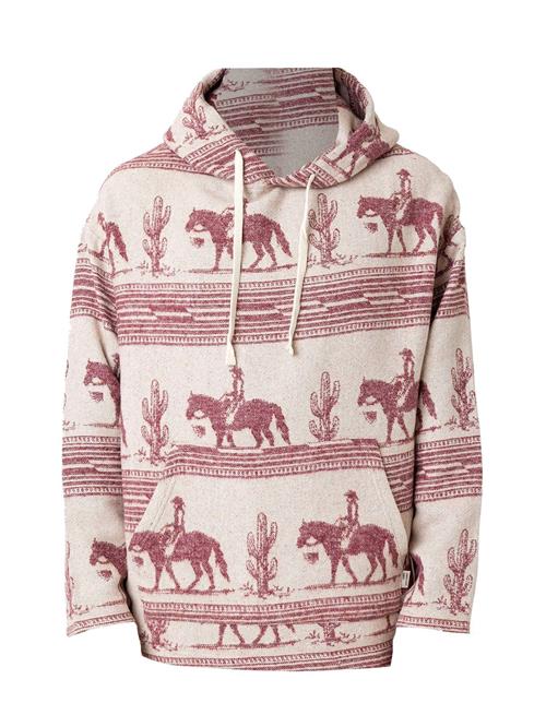 Dandalo Sweatshirt  lysebeige / bordeaux