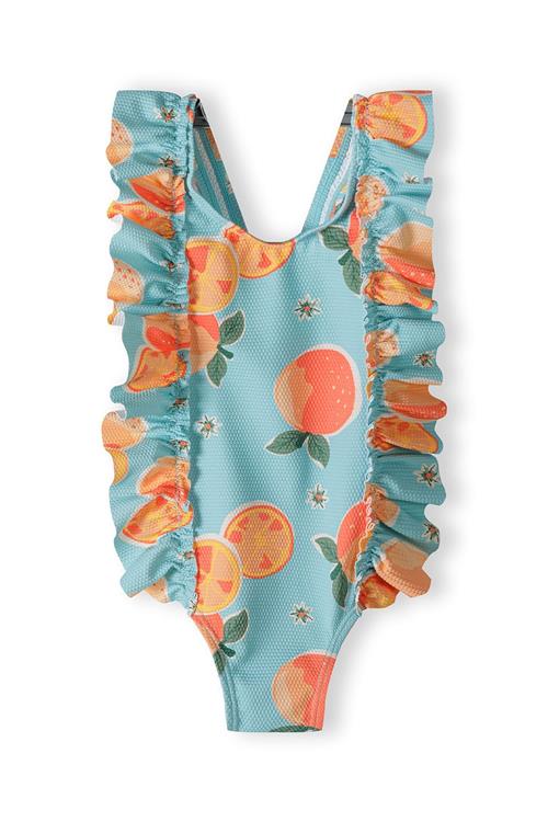 MINOTI Badedragt  petroleum / gran / koral / laks