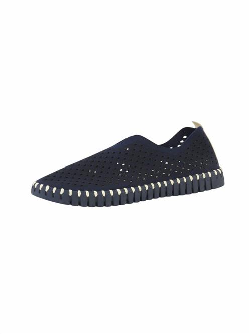 ILSE JACOBSEN Slipper  natblå