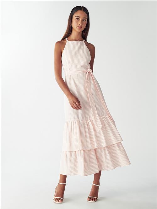 Willa Kjole 'Lou'  fersken / hvid