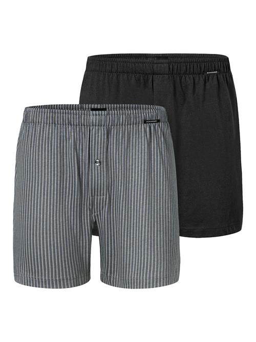 SCHIESSER Boksershorts 'Basic'  grå / sort