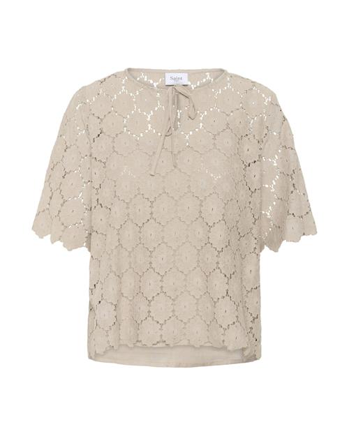 SAINT TROPEZ Bluse 'Zoja'  beige