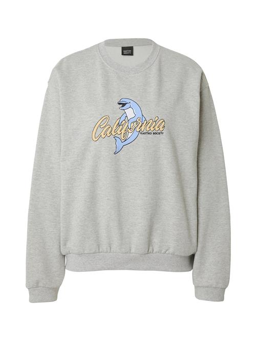 Kaotiko Sweatshirt 'FLIPPER'  lyseblå / gul / grå-meleret / sort