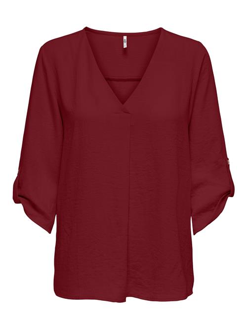JDY Bluse 'JDYDIVYA'  vinrød