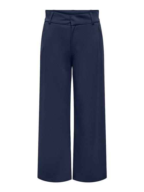 JDY Bukser med lægfolder 'JDYGeggo'  mørkeblå