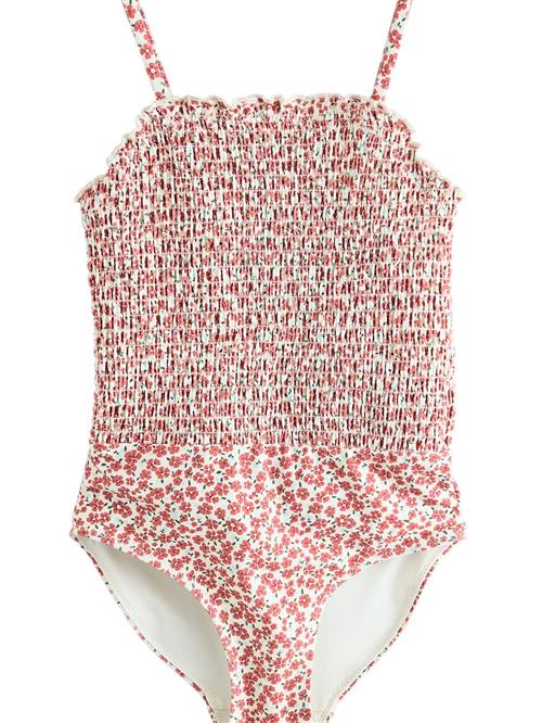 Next Badedragt  grøn / rustrød / hvid