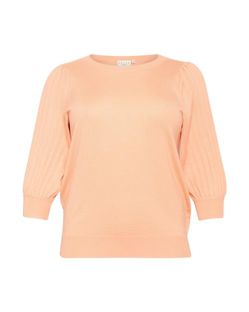 KAFFE CURVE Pullover 'Loni'  abrikos
