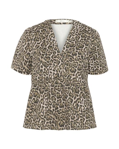 InWear Bluse 'IWDabney'  sand / lysebrun / sort