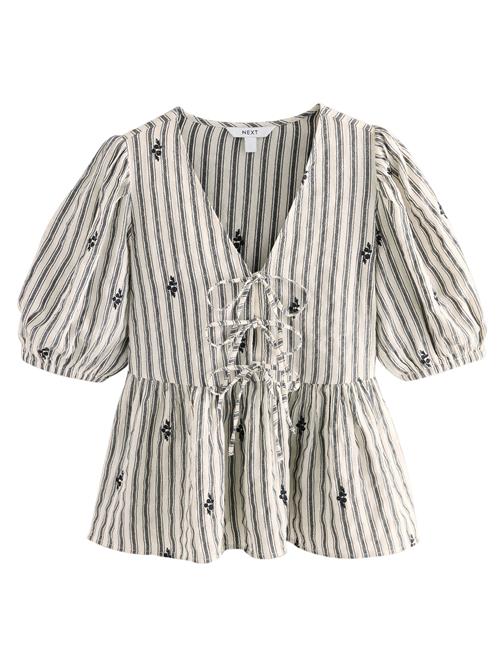 Next Bluse  sort / hvid