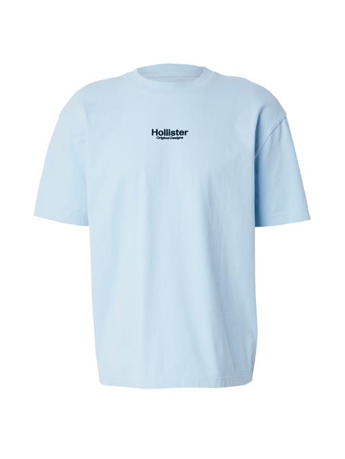HOLLISTER Bluser & t-shirts  lyseblå / sort