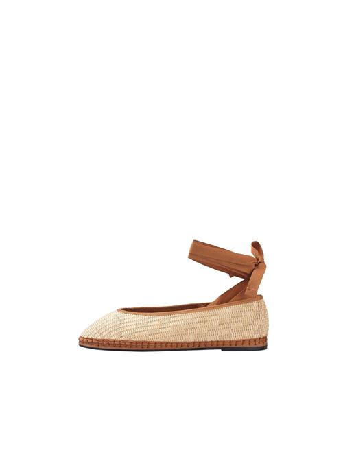 Scalpers Sandaler 'Rafia'  beige / camel