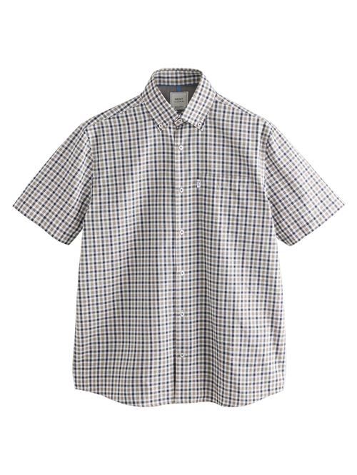 Next Skjorte  navy / oliven / hvid