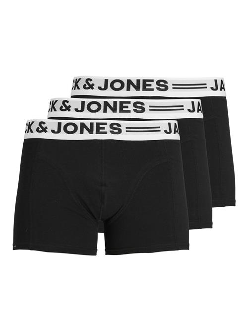 JACK & JONES Boksershorts 'Sense'  lysegrå / sort / hvid
