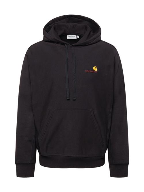 Carhartt WIP Sweatshirt 'American Script'  gylden gul / rustrød / sort