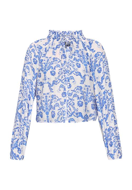 DreiMaster Vintage Bluse  navy / hvid