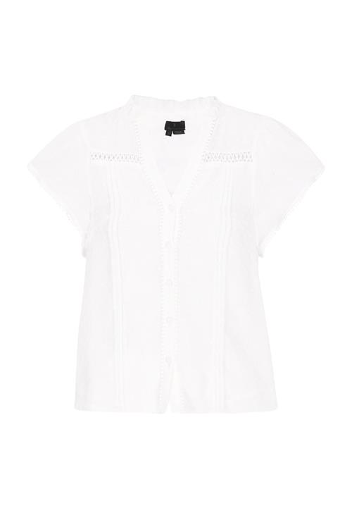 DreiMaster Klassik Bluse  hvid