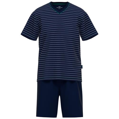 Götzburg Pyjamas kort  blå / lyseblå