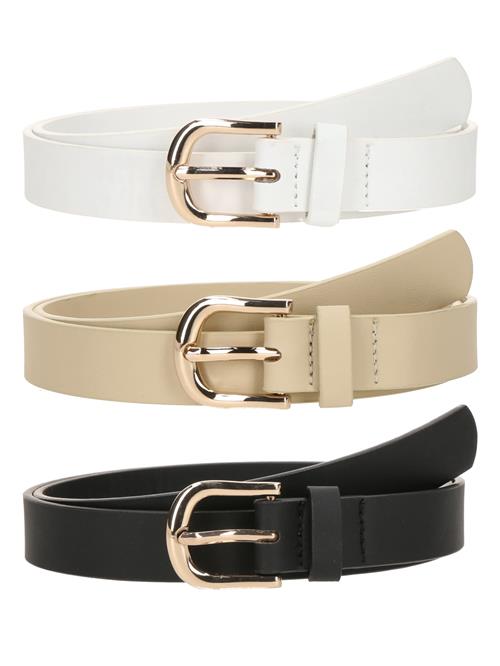 ABOUT YOU Bælte  beige / sort / hvid