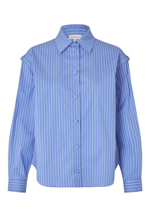 Dea Kudibal Bluse 'Zandiedea'  blå / hvid