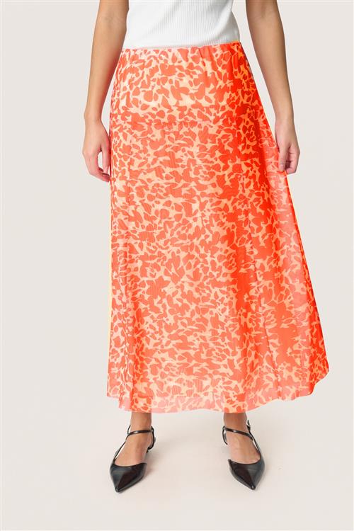 SOAKED IN LUXURY Nederdel  beige / neonorange