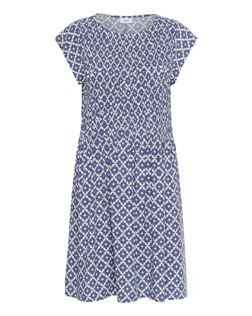 SAINT TROPEZ Kjole 'Gisla'  blå / hvid