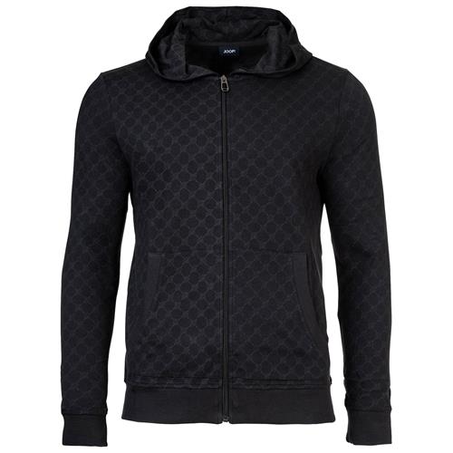 JOOP! Sweatjakke  lysegrå / sort