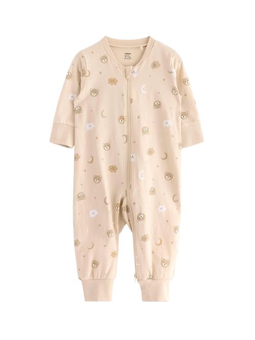 Lindex Nattøj 'Bear'  beige / mørkebeige / hvid