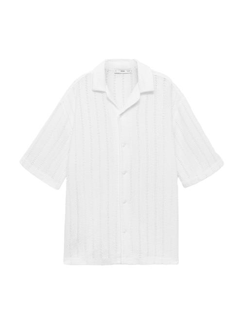 MANGO MAN Skjorte 'MARTI'  hvid