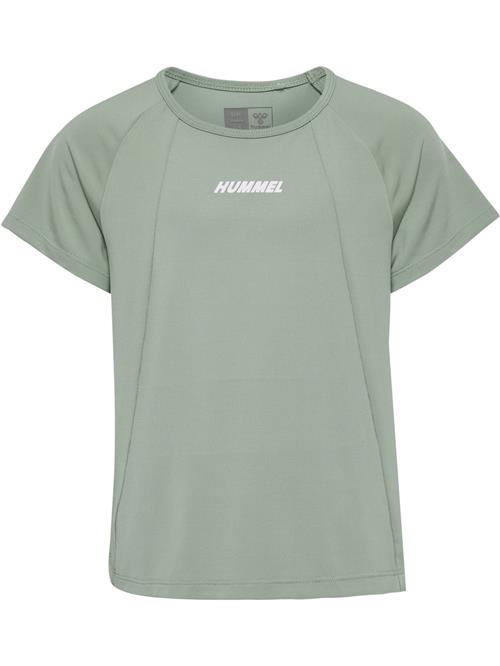 Hummel Funktionsskjorte  pastelgrøn / hvid