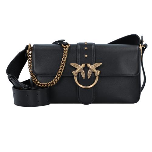 PINKO Skuldertaske 'Love One Classic'  sort