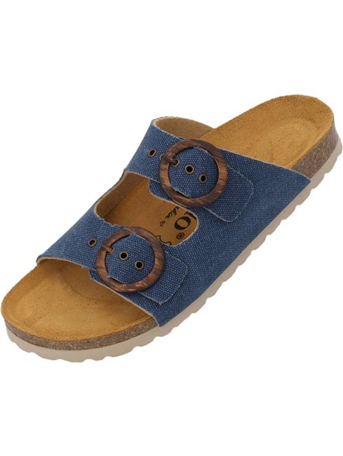 Palado by Sila Sahin Pantoletter 'Andeci'  blå / blue denim