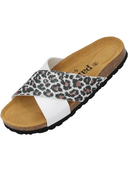 Palado by Sila Sahin Pantoletter 'Rianel Wild'  umbra / sort / hvid