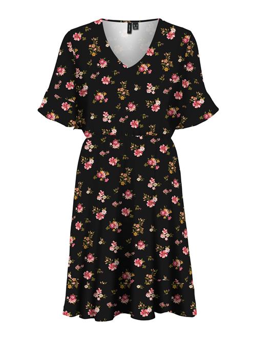 Vero Moda Petite Sommerkjole 'VMSMILLA'  oliven / magenta / gammelrosa / sort