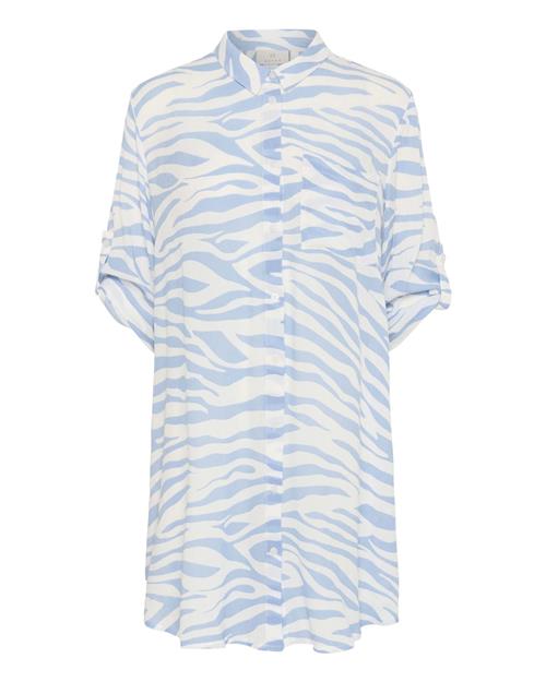 Kaffe Blusekjole 'Hildur'  dueblå / hvid