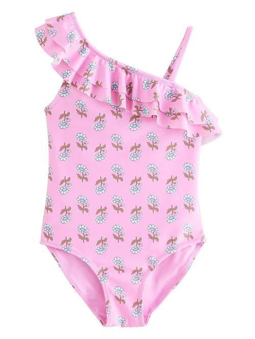 Next Badedragt  lyseblå / brun / pink