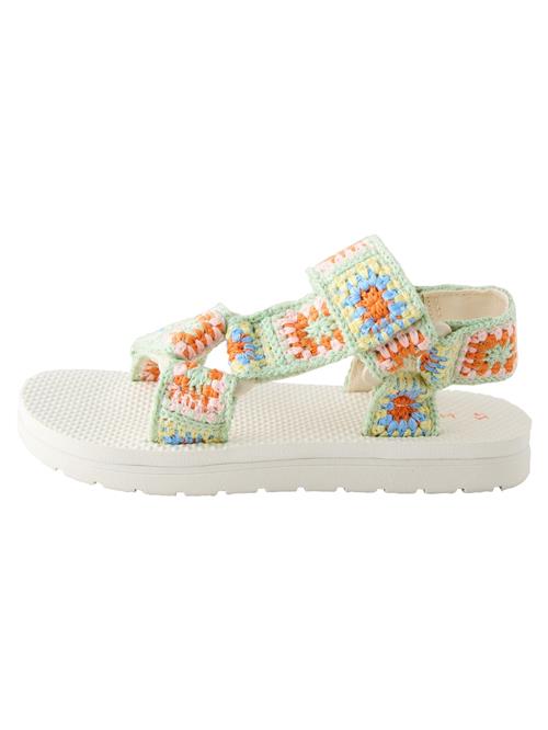 Next Sandaler  lyseblå / gul / lysegrøn / orange