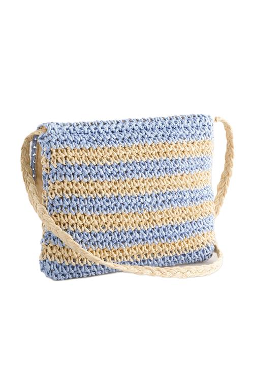 Next Taske  beige / lyseblå / pastelgrøn