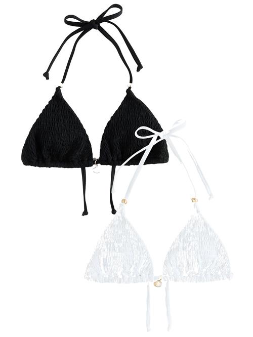 Next Bikinioverdel  sort / hvid