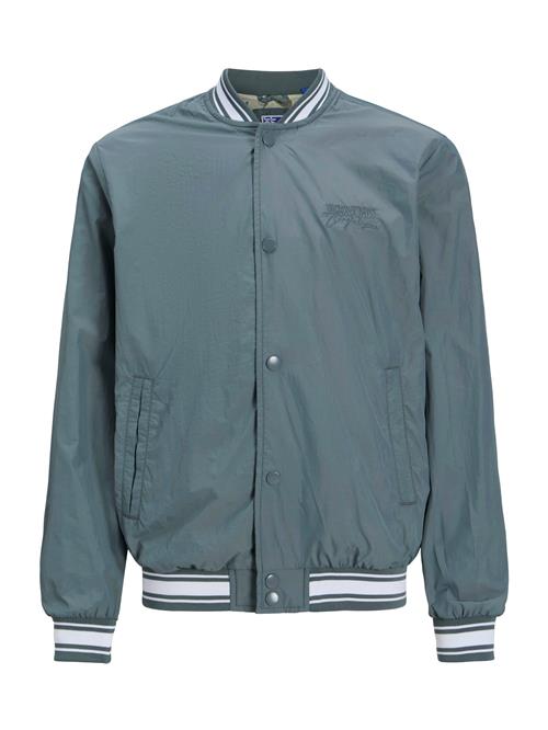 Jack & Jones Junior Overgangsjakke 'JORAlmeria'  dueblå / hvid