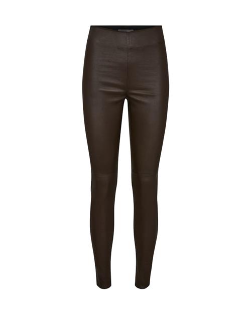 MOS MOSH Leggings 'MMLucia'  mudderfarvet / sort