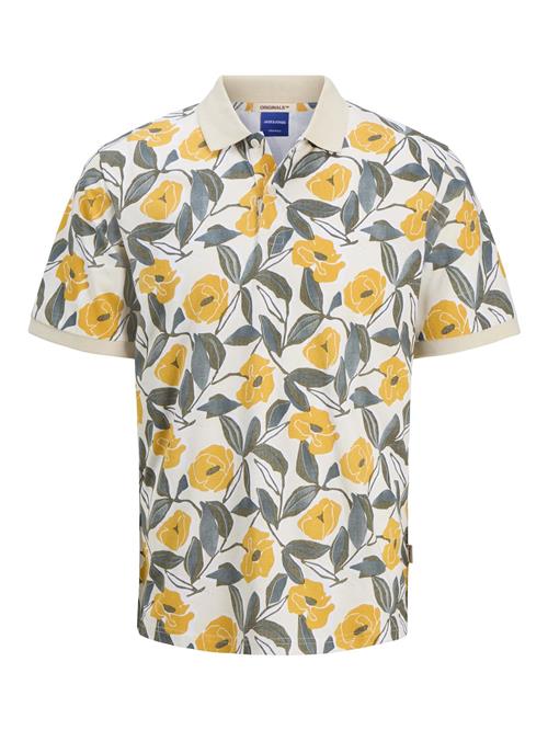 JACK & JONES Bluser & t-shirts  gul / mørkegrøn / hvid