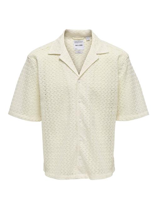 Only & Sons Skjorte 'ONSNovak'  uldhvid